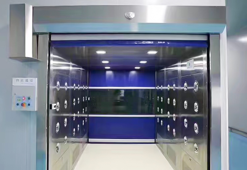 快速卷帘门货淋室